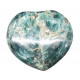 Green apatite heart 