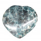 Green apatite heart 