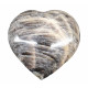 Black moonstone heart