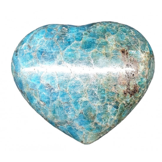 Blue apatite heart