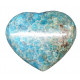 Blue apatite heart