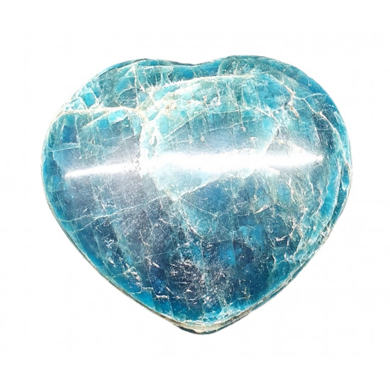 Blue apatite heart