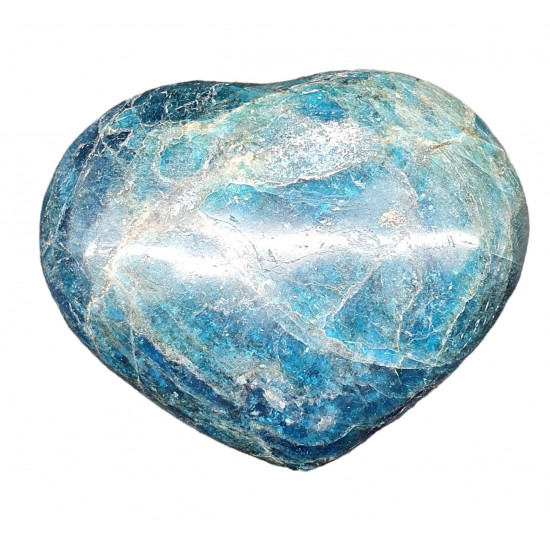 Blue apatite heart