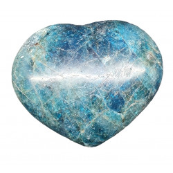 Blue apatite heart