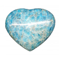 Blue apatite heart