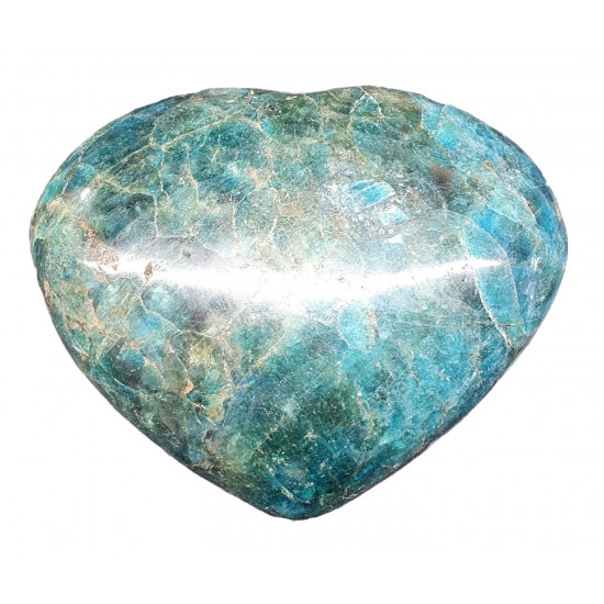 Blue apatite heart