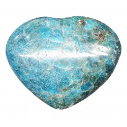 Blue apatite heart