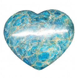 Blue apatite heart