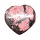 Rhodonite heart