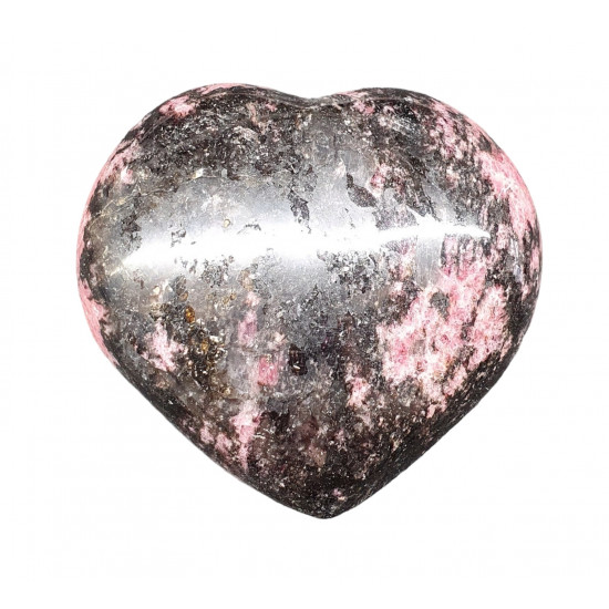 Rhodonite heart