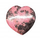 Rhodonite heart