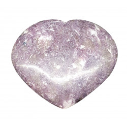 Lepidolite Heart