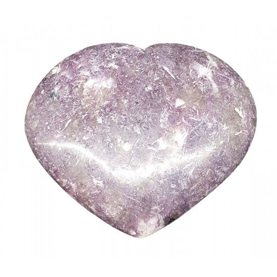 Lepidolite Heart