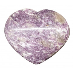 Lepidolite Heart