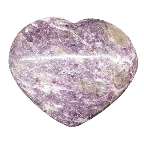 Lepidolite Heart