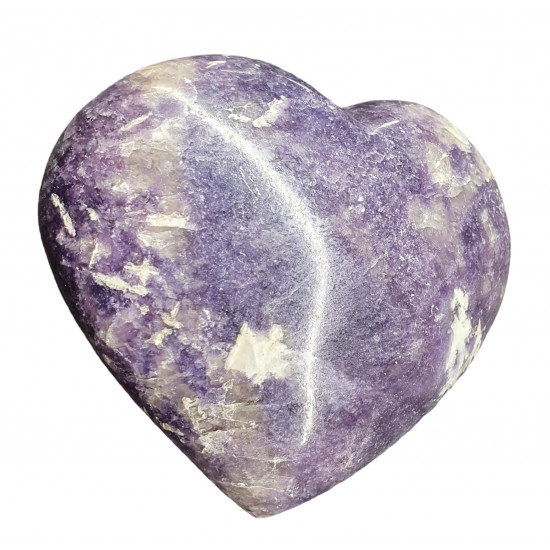 Lepidolite Heart