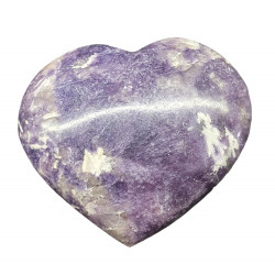 Lepidolite Heart