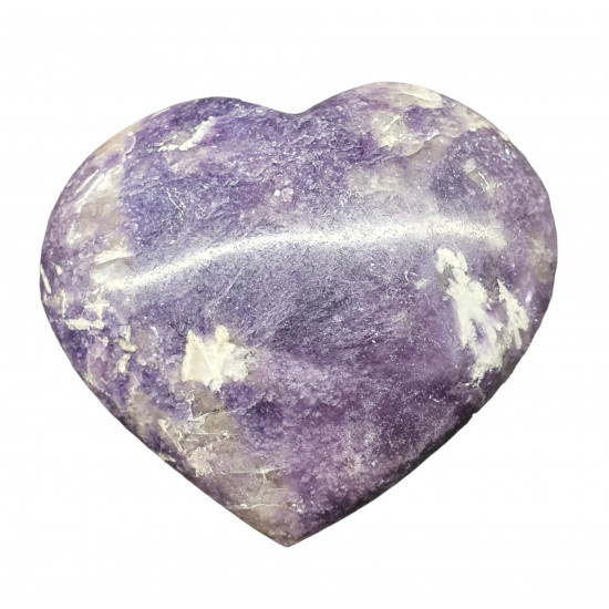 Lepidolite Heart