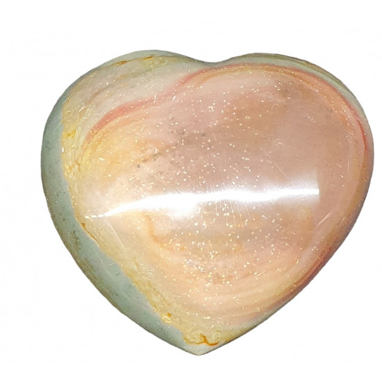 polychrome jasper heart
