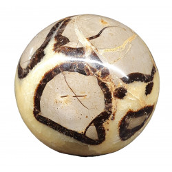 yellow septarian sphere
