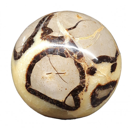 yellow septarian sphere