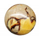 yellow septarian sphere