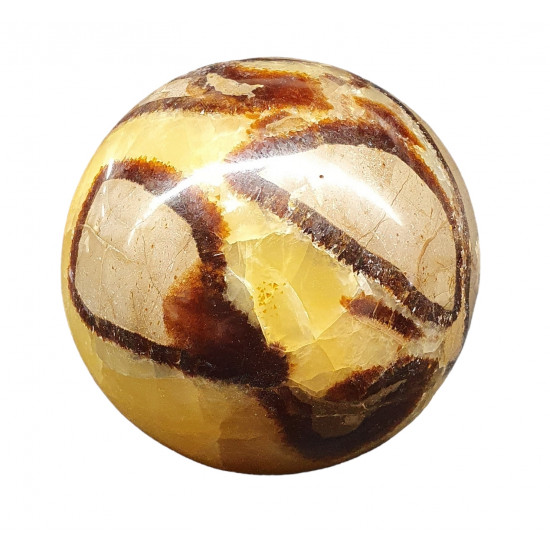 yellow septarian sphere