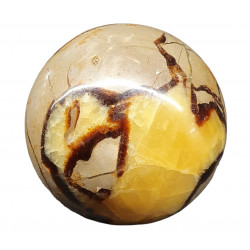 yellow septarian sphere