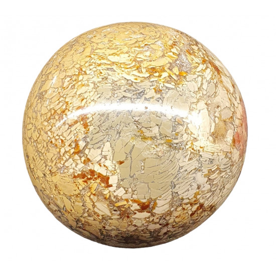 Agatized jasper sphere