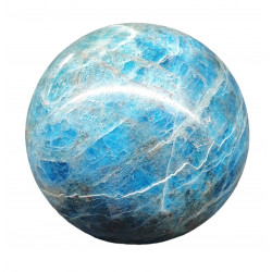 sphère apatite bleu 