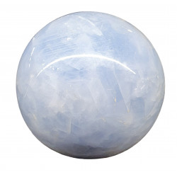 Blue calcite Sphere