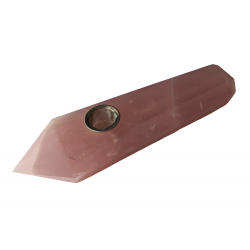 rose quartz pipe