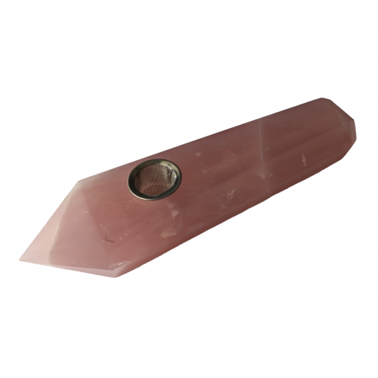 rose quartz pipe