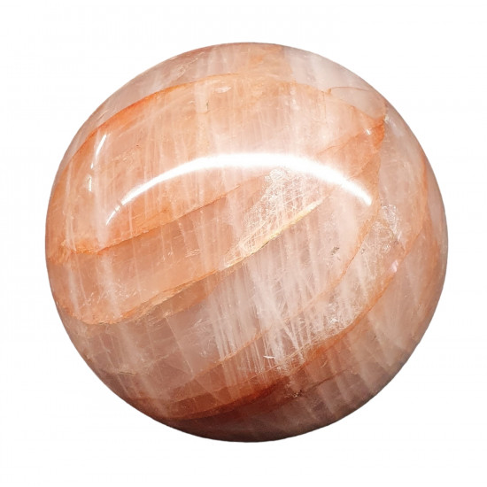 red hematoid quartz sphere