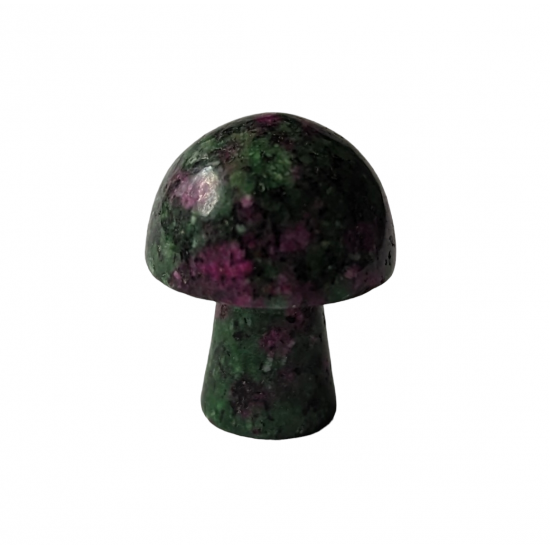mushroom zoisite-ruby