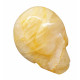 Skull yellow hematoide quartz
