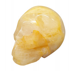 crane en quartz hematoide jaune