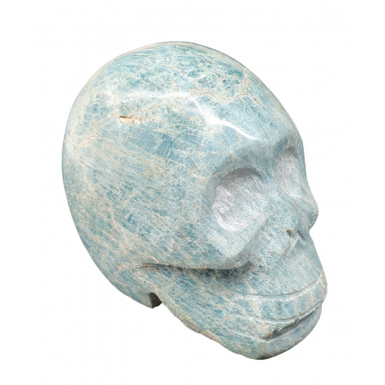 Skull blue apatite