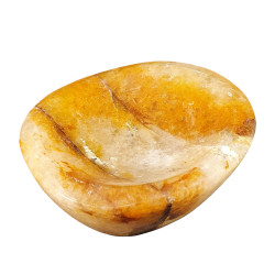 cendrier quartz hematoide jaune