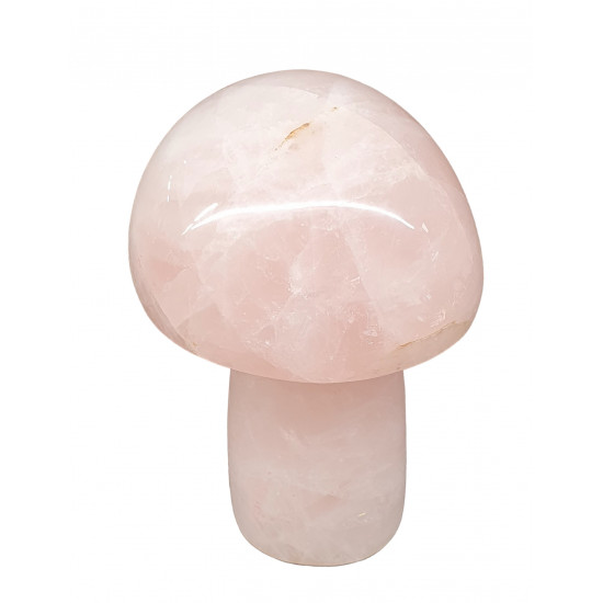 mushroom rose quartz
