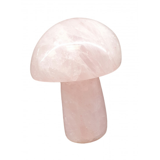 mushroom rose quartz