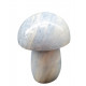 Mushroom blue calcite