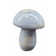 Mushroom blue calcite