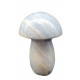 Mushroom blue calcite
