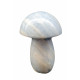 Mushroom blue calcite
