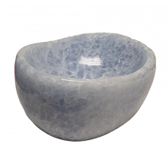 blue calcite bowl