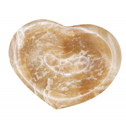 aragonite heart ashtray