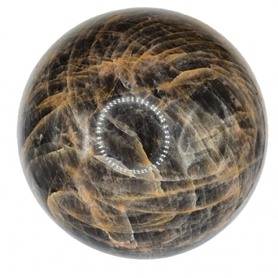 black moonstone sphere