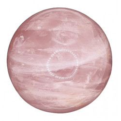 Rose quartz sphere