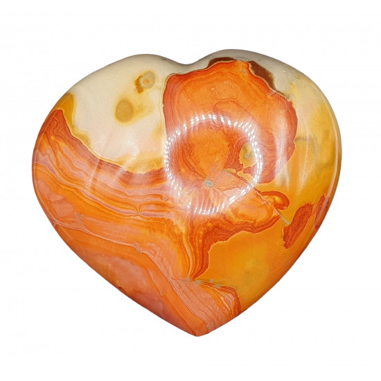 polychrome jasper heart